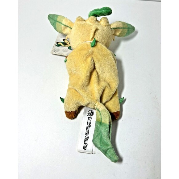 Leafeon Pokemon Center 2015 Kuttari Cutie Awake 6" Plush Toy Japan Rare w/ Tags - Picture 6 of 12